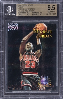 1996-97 Topps Basketball Stars Atomic Refractor #24 Michael Jordan - BGS GEM MINT 9.5